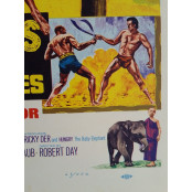 Tarzan's Three Challenges - Original 1963 MGM Window Card